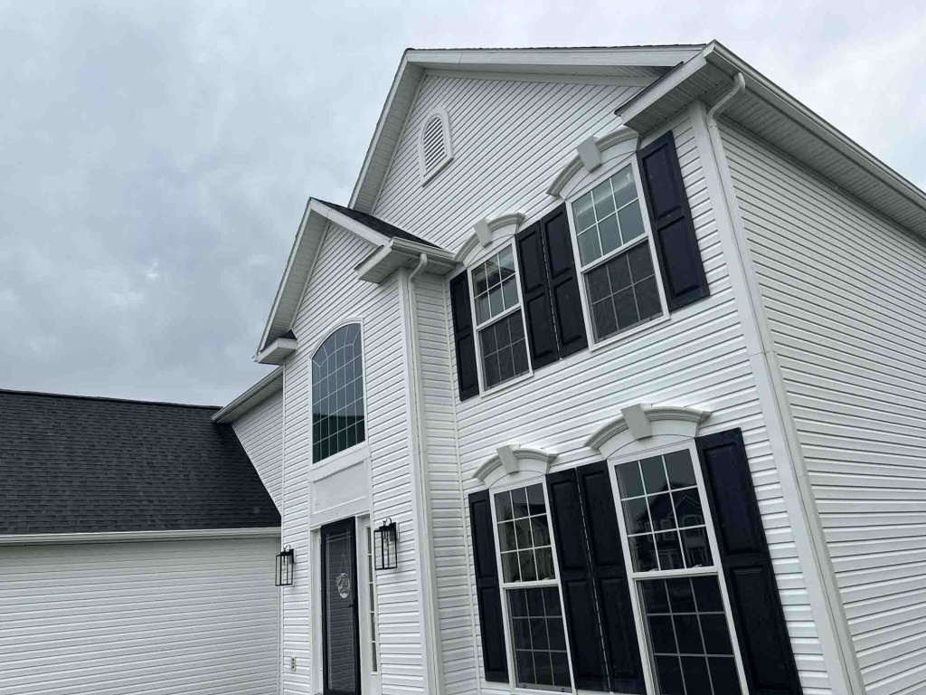 white siding